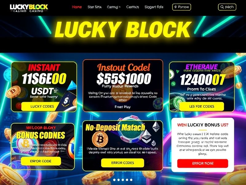 Lucky Block Casino Bonus Codes brings you updated and verified promo codes to maximize your rewards on Lucky Block. Whether you're looking for free spins, no deposit bonuses, or reload offers, this channel helps Indian players unlock real value.